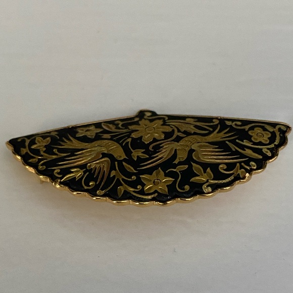 Vintage fan brooch - Picture 6 of 8